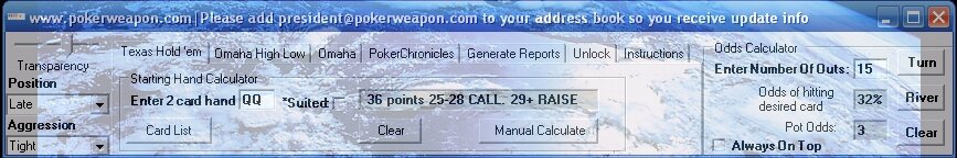 Poker Calculator