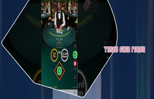 3 card poker with 6 card bonus payouts