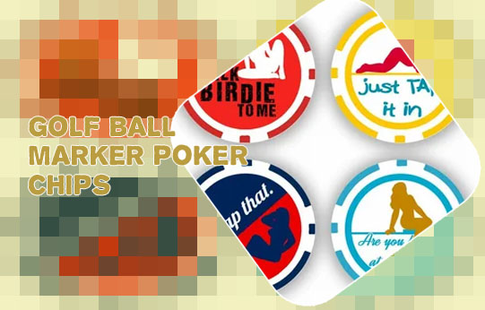 Ball marker poker chips