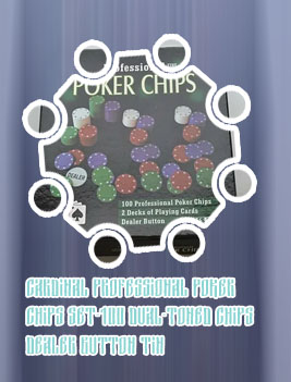 Cardinal professional poker chips