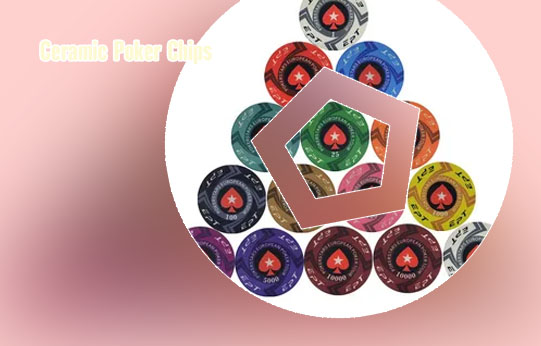 Ceramic chips poker