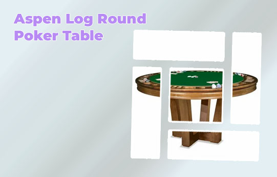 Circular poker table