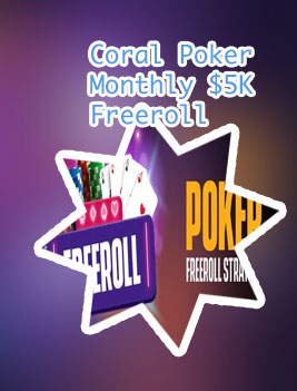 Coral poker free bet freeroll