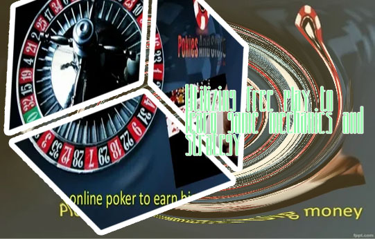 Free money to play poker
