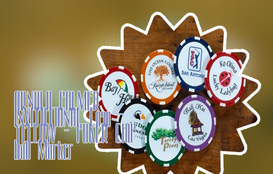 Poker chip ball markers logo