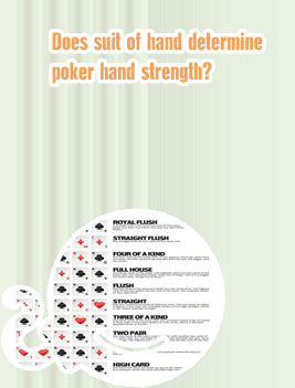 Poker suit rank