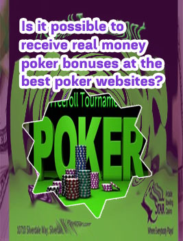 Real money poker sites with freerolls