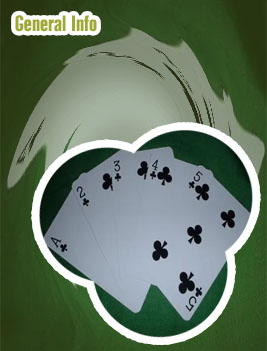 Straight with ace in poker