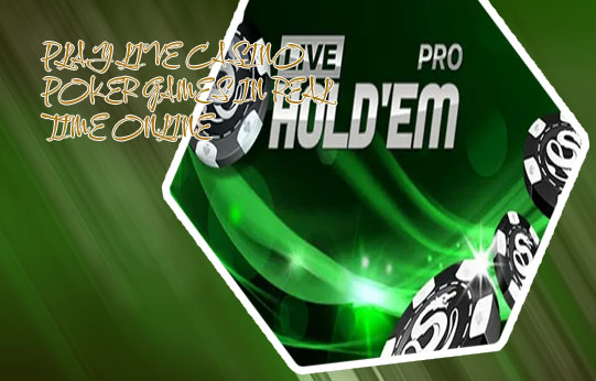 Texas holdem poker live online